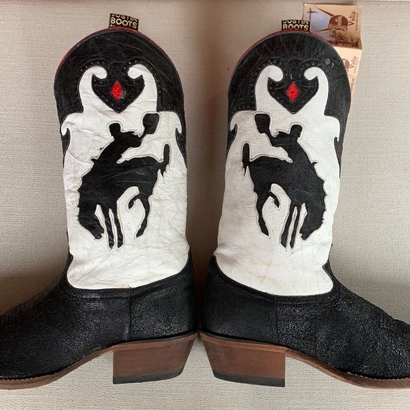 JUSTIN Vintage Collection Rare Rodeo Cowboy Boots - Picture 10 of 12